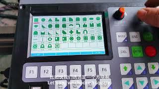 operate system toploong 2100k on portable cnc plasma cutting machine