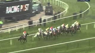 FOUR IN A ROW: Big Buck's wins the 2012 Ladbrokes World Hurdle at the Cheltenham Festival -Racing TV