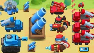 Red Army vs Blue Army _ Merge Tank War, Max Level Gameplay, Walkthrough