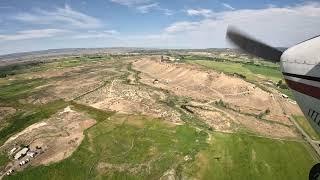 Approach and Landing at North Fork (7V2) airport in Paonia Colorado