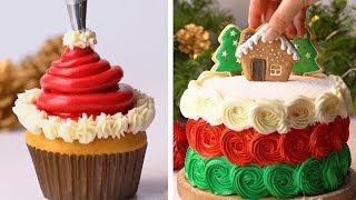 How To Make Christmas Cake Decorating Ideas | So Yummy Cake Decorating Recipes | Tasty Plus