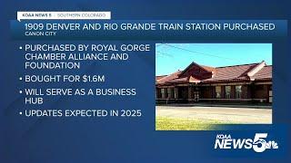 Royal Gorge Chamber acquires 1909 Denver and Rio Grande train station