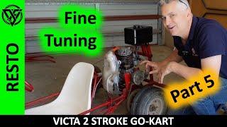 Will it Run? Victa 2 Stroke Go Kart Restoration - Part 5 - Fine Tuning and Finishing Touches!