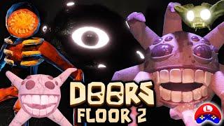 Doors Floor 2 - ALL OFFICIAL ENTITIES in the MINES (full monsters) 