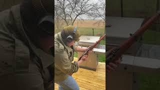 Firing the M95 carbine