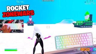 RK ROYAL KLUDGE RK68 (RK855) ASMR  Red Switches Chill Keyboard Fortnite Rocket ZoneWars Gameplay! 