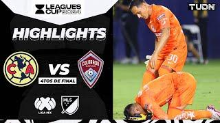 HIGHLIGHTS - América (8)vs(9) Colorado Rapids | Leagues Cup 2024 | TUDN