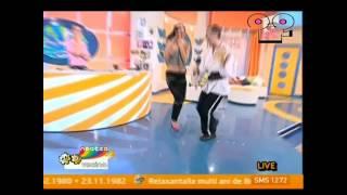 Oops OnTV Game Show - dance on morning show - slips