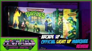 Arcade1Up Official Light Up Marquee Review | MichaelBtheGameGenie