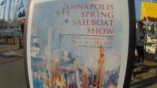 Cruise and Views of the Annapolis Spring Sailboat Show 2013 by ABK Video