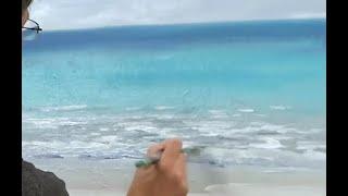 Paint A Beach Scene In 10 Minutes!