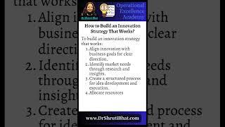 How to Build an Innovation Strategy That Works?