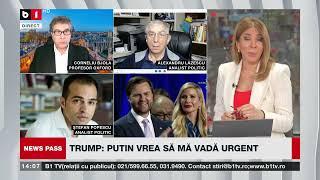 NEWS PASS CU LAURA CHIRIAC. TRUMP AMENINȚĂ CU EXPANSIUNEA SUA. PUTIN S-A ÎNTÂLNIT CU UN LIDER UE. P3