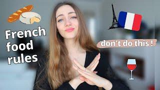 What You Should NOT Do When Eating In France + Food Rules in France (From a French Nutritionist!)