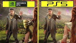 Horizon Forbidden West PC vs PS5 Early Graphics Comparison