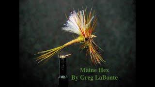 Tying Maine Hex Fly with Greg LaBonte