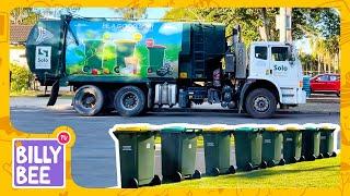 Epic Side Loader Garbage Truck Action by Billy Bee