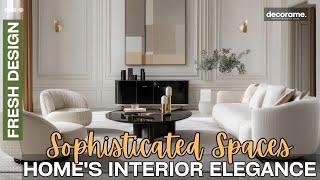 Sophisticated Spaces: Elevating Your Home's Interior Elegance Design