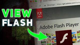 Flash Content on Mobile || Adobe Flash Player Chrome.