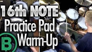 16th Note Practice Pad Warm-Up - Drum Lessons