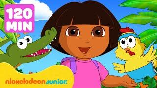 Dora the Explorer | Une série des épisodes de Dora ! 5 épisodes - 2 heures | Nickelodeon Jr. France