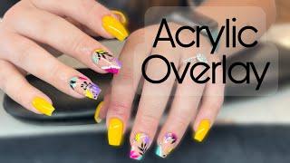 Watch Me Work! Acrylic Color Change + Easy Nail Art