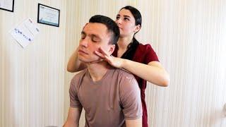 ASMR Chiropractic adjustments and massage by Alina