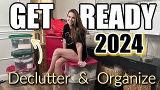 HUGE DECLUTTER ORGANIZE for the NEW YEAR 2024