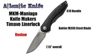 MKM-Maniago Knife Makers Timavo Folding Knife Review | Atlantic Knife Reviews 2020