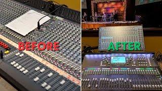 Replacing ANCIENT Church Sound Console (Analog to Digital Transformation)