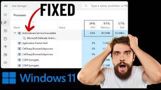 Fix Antimalware Service Executable High CPU and Memory Usage on Windows 11