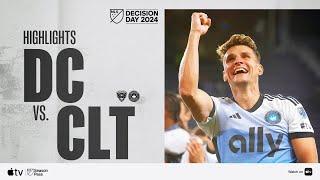 D.C. United vs. Charlotte FC | Full Match Highlights | Decision Day 2024