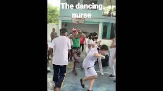 the dancing nurse enjoy ang mga lolo at lola  #shorts