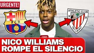 ¡NICO WILLIAMS ROMPE EL SILENCIO!|  ALINEACIÓN DEL BARCELONA PARA EL PARTIDO CONTRA EL MILÁN