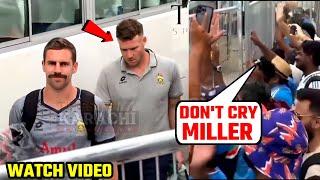 Indian Fans Cheer For Heartbroken South Africa Players After T20 WC Final Defeat In Barbados #miller