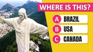 Guess the Country by its Monument | Guess the Landmark Quiz 2024 (part 4)