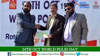 Celebrating world Polio Day | DR.AHMED EJAZ | Rite Institute of Mind Sciences