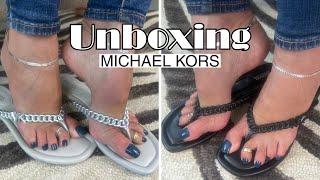 Michael Kors Sandals Unboxing