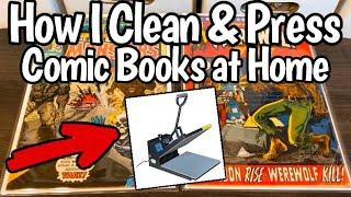 How I Clean & Press Comic Books at Home