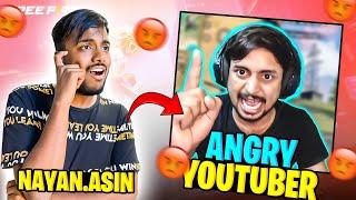 Angry Youtuber Come In My Opponent Cs Vs With Rg Gamer Squad - Garena Free Fire