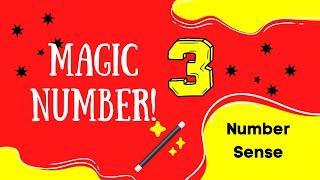 Early Math Skills: Magic Number 3 🪄