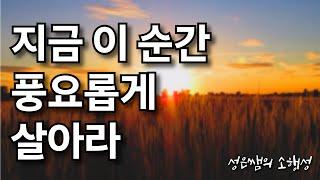 지금 이 순간 풍요롭게 살아라. 풍요와 행복으로 가는 길(1)