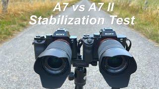 Sony A7 vs A7 II Stabilization Test - do you need IBIS if you already use an OSS Lens? - 4K