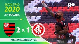 FLAMENGO 2 X 1 INTERNACIONAL | MELHORES MOMENTOS | 37ª RODADA BRASILEIRÃO 2020 | ge.globo