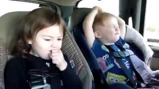 Heavy Metal Babies Singing in the Backseat / Baby Heavy Metal Child singing in the Car