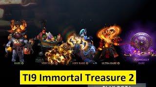 Over 60 Treasures Dota 2 TI9 Immortal Treasure II 2019 - Chest 2 opening with all rares!