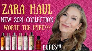 HUGE ZARA PERFUME HAUL/NEW 2021 COLLECTION/ZARA COPIED NICHE AND DESIGNER FRAGRANCES!!