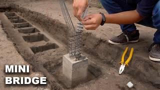 Beam Bridge Construction Car Truck Excavator