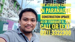 The Atherton Condo in Paranaque Construction Update as of February 8, 2021 near NAIA Airport