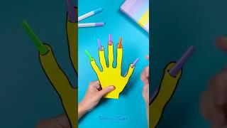 An Easy Way to Teach Your Kids to Cut Their Nails Using Paper and Straws!